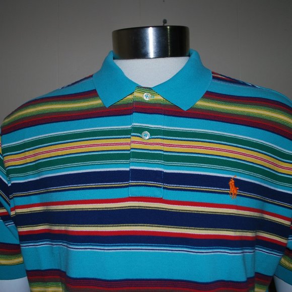 Ralph Lauren Other - Loud Vintage Striped Ralph Lauren Polo Size XL